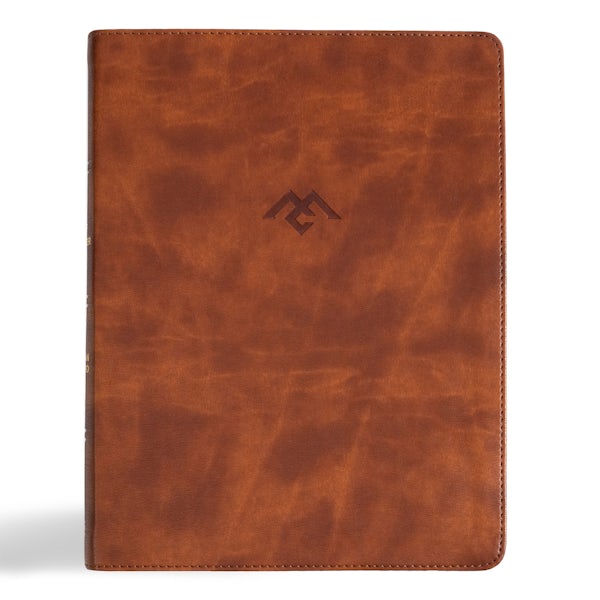 Cover image for CSB Men of Character Bible, Revised and Updated, Brown Leathertouch, Indexed, isbn: 9798384501824