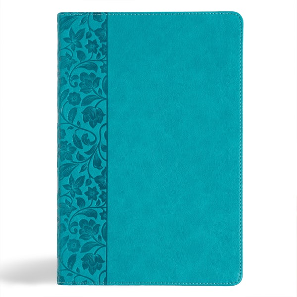 Cover image for KJV Giant Print Reference Bible, Teal Leathertouch, Indexed, isbn: 9798384502012