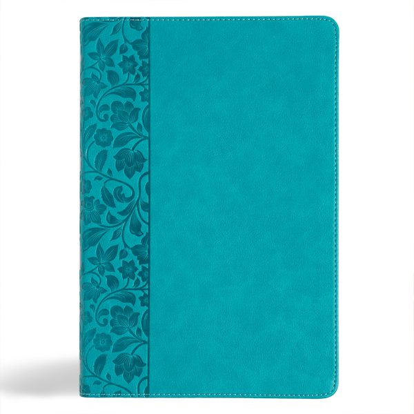 Cover image for KJV Giant Print Reference Bible, Teal Leathertouch, Indexed, isbn: 9798384502012