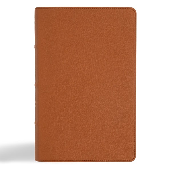 Cover image for NASB Single-Column Personal Size Bible, Tan Genuine Leather, isbn: 9798384502074