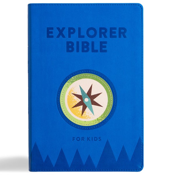 Cover image for KJV Explorer Bible for Kids, Royal Blue Leathertouch, isbn: 9798384502319
