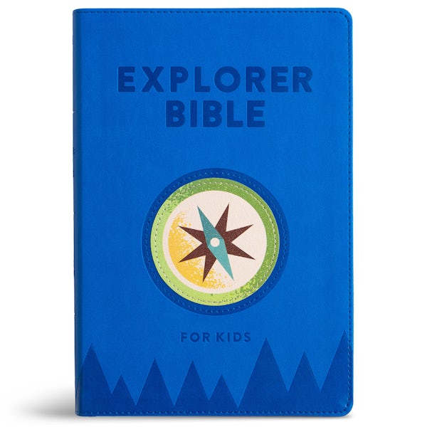 Cover image for KJV Explorer Bible for Kids, Royal Blue Leathertouch, Indexed, isbn: 9798384502326