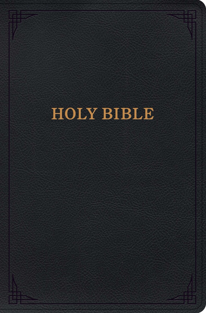 Cover image for KJV Holy Bible, Giant Print with Cross-References, Black Leathertouch, isbn: 9798384503101