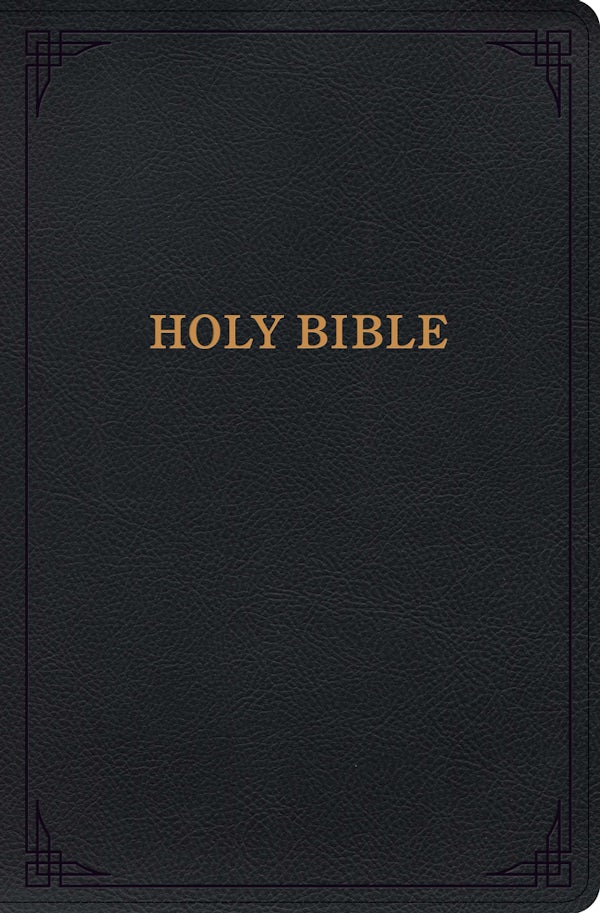 Cover image for KJV Holy Bible, Giant Print with Cross-References, Black Leathertouch, isbn: 9798384503101