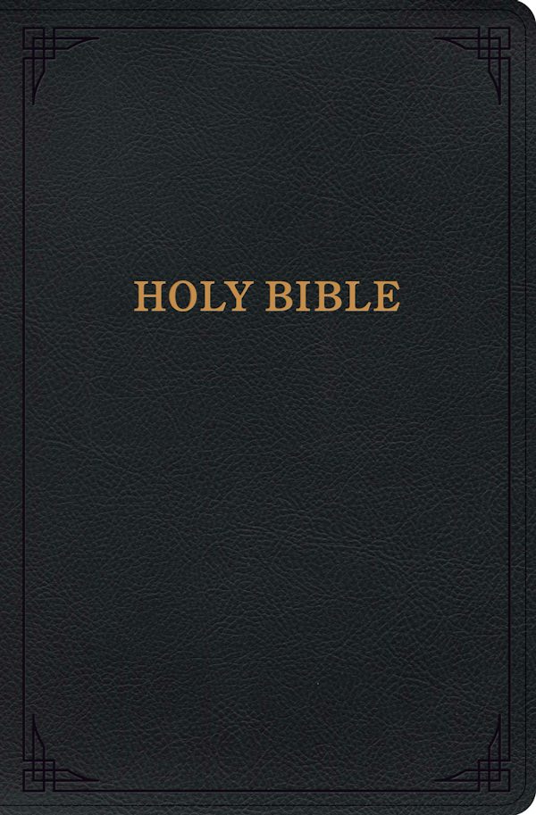 Cover image for KJV Holy Bible, Giant Print with Cross-References, Black Leathertouch, isbn: 9798384503101
