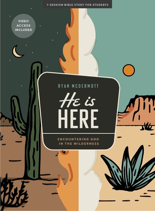Cover image for He Is Here - Teen Bible Study Book with Video Access, isbn: 9798384507987