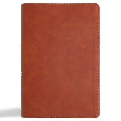 Cover image for CSB Giant Print Reference Bible, Digital Study Edition, Burnt Sienna Leathertouch, isbn: 9798384509271