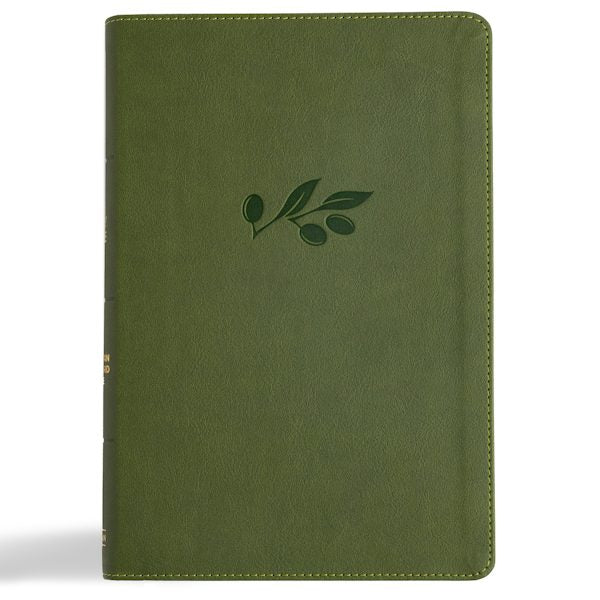 Cover image for CSB Giant Print Reference Bible, Digital Study Edition, Olive Leathertouch, Indexed, isbn: 9798384509301