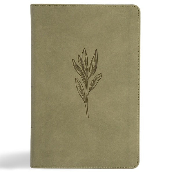 Cover image for NASB Large Print Personal Size Reference Bible, Sage Suedesoft Leathertouch, Indexed, isbn: 9798384509493