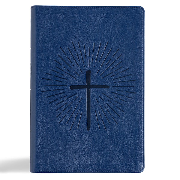 Cover image for KJV One Big Story Bible, Royal Blue Leathertouch, isbn: 9798384509813
