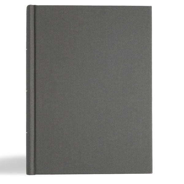 Cover image for KJV Study Bible, Large Print Edition, Charcoal Cloth Over Board, isbn: 9798384509851