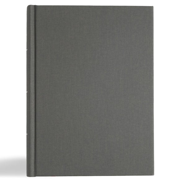 Cover image for KJV Study Bible, Large Print Edition, Charcoal Cloth Over Board, isbn: 9798384509851