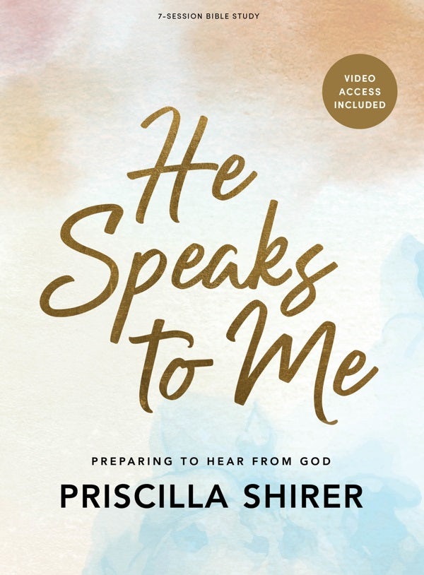 Cover image for He Speaks to Me (20th Anniversary Edition) - Bible Study Book with Video Access, isbn: 9798384512288