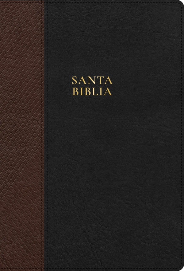 Cover image for Rvr 1960 Biblia Letra Supergigante, Negro Con Café Símil Piel, isbn: 9798384515449