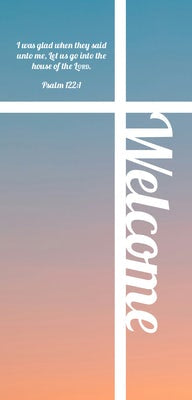 Cover image for Guest Welcome Card: I Was Glad (Package of 50), isbn: 9798384516101