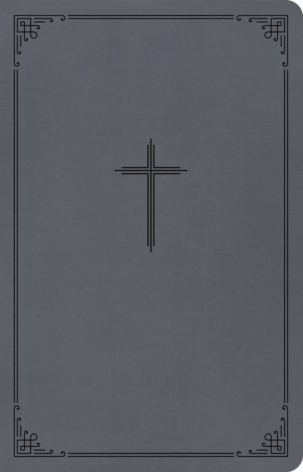 Cover image for CSB Thinline Bible, Value Edition, Charcoal Leathertouch, isbn: 9798384517511