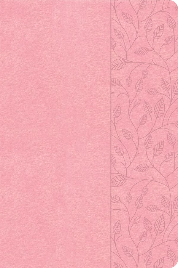 Cover image for CSB Large Print Thinline Bible, Value Edition, Soft Pink Leathertouch, isbn: 9798384517542