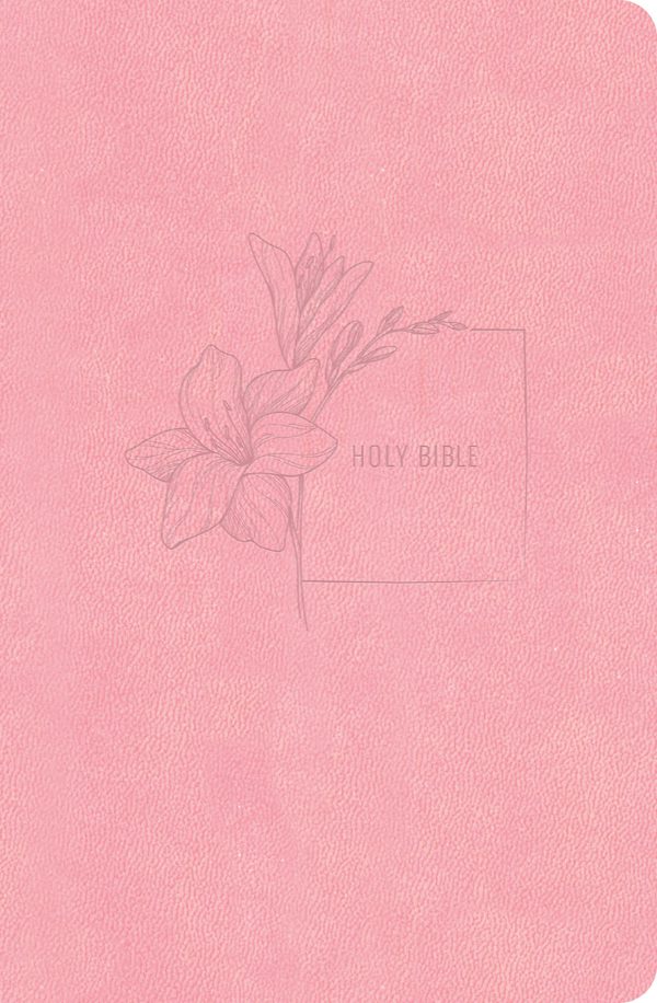 Cover image for CSB Compact Bible, Value Edition, Soft Pink Leathertouch, isbn: 9798384517566