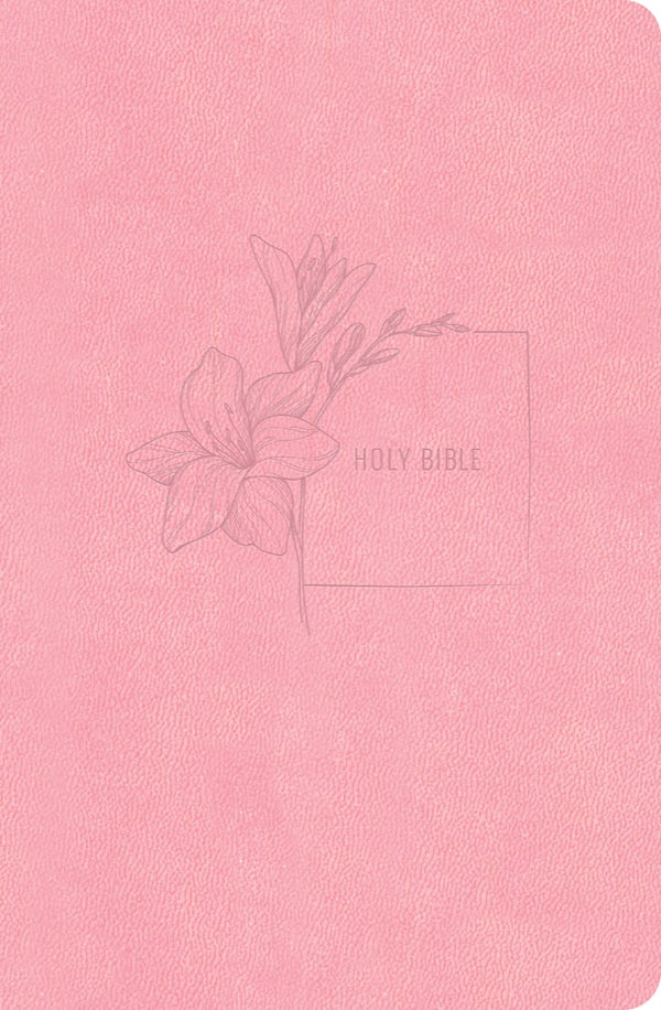 Cover image for CSB Compact Bible, Value Edition, Soft Pink Leathertouch, isbn: 9798384517566