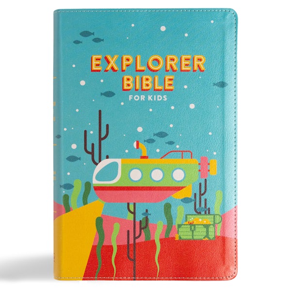 Cover image for CSB Explorer Bible for Kids, Underwater Adventure Leathertouch, isbn: 9798384517597