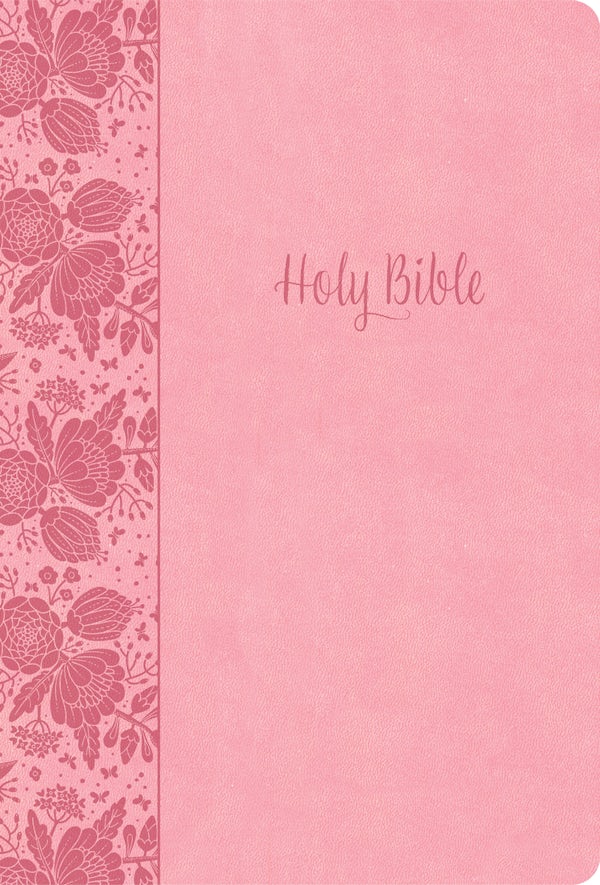 Cover image for KJV Large Print Thinline Bible, Value Edition, Soft Pink Leathertouch, isbn: 9798384517948