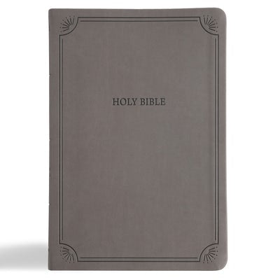 Cover image for NASB Large Print Thinline Bible, Value Edition, Charcoal Leathertouch, isbn: 9798384518006