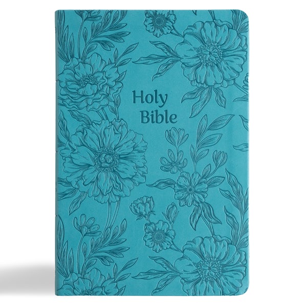 Cover image for NASB Large Print Thinline Bible, Value Edition, Teal Leathertouch, isbn: 9798384518020