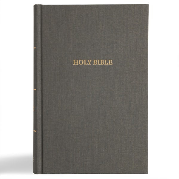 Cover image for CSB Grace Bible, Charcoal Cloth Over Board (Dyslexia Friendly), isbn: 9798384518259