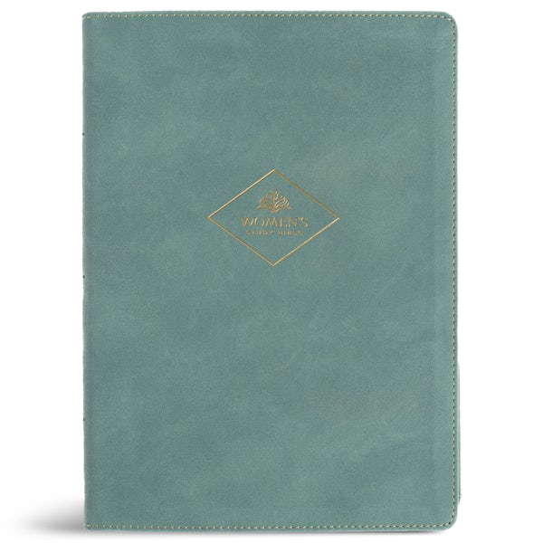 Cover image for CSB Women's Study Bible, Earthen Teal Suedesoft Leathertouch, Indexed, isbn: 9798384518365