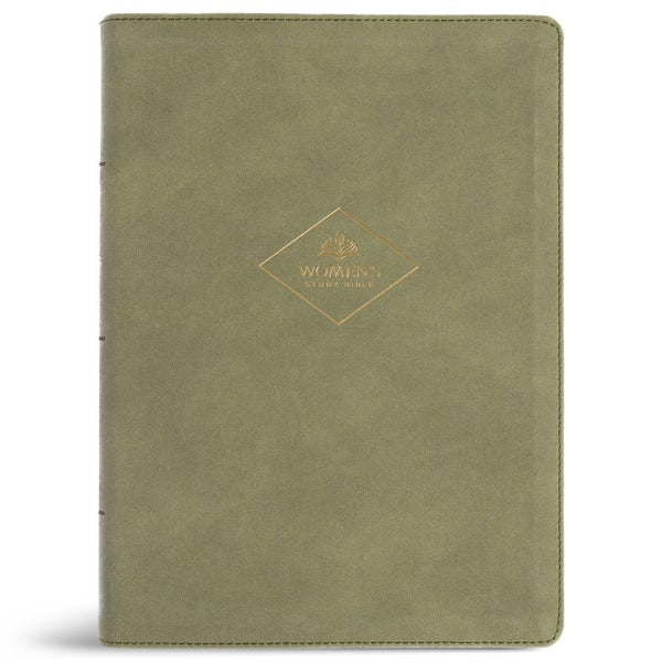 Cover image for CSB Women's Study Bible, Sage Suedesoft Leathertouch, isbn: 9798384518372