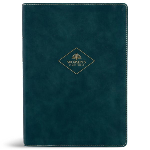 Cover image for CSB Women's Study Bible, Peacock Leathertouch, Indexed, isbn: 9798384518402