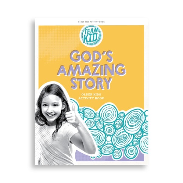 Cover image for Teamkid: God's Amazing Story - Older Kids Activity Book, isbn: 9798384520900