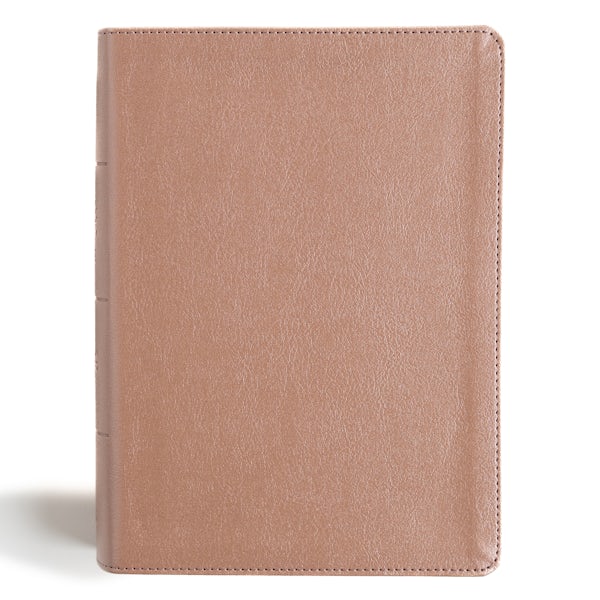 Cover image for CSB Study Bible, Personal Size, Digital Study Edition, Rose Gold Leathertouch, isbn: 9798384523567