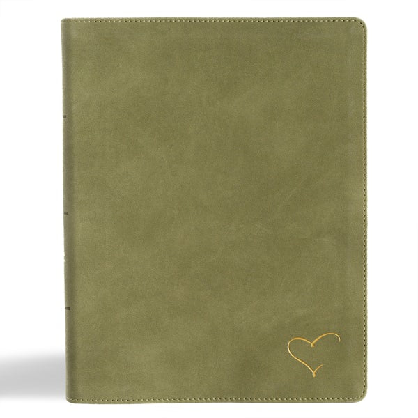 Cover image for CSB Notetaking Bible, Revive Our Hearts Edition, Sage Suedesoft Leathertouch, isbn: 9798384523574
