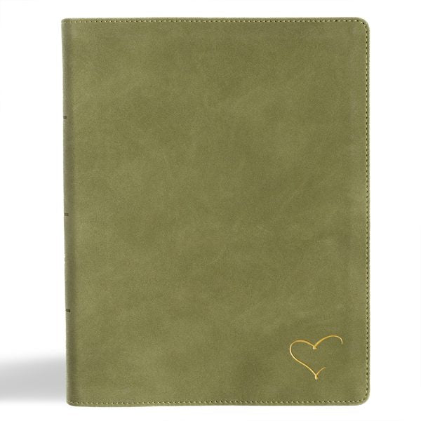 Cover image for CSB Notetaking Bible, Revive Our Hearts Edition, Sage Suedesoft Leathertouch, isbn: 9798384523574