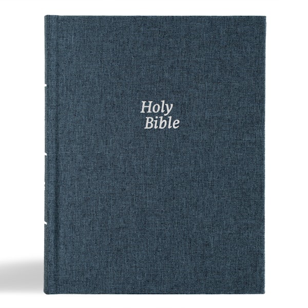 Cover image for CSB Notetaking Bible, Revive Our Hearts Edition, Denim Cloth Over Board, isbn: 9798384523598