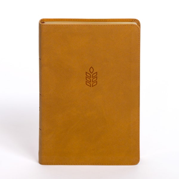 Cover image for CSB Personal Size Giant Print Bible, Camel Suedesoft Leathertouch, isbn: 9798384525288