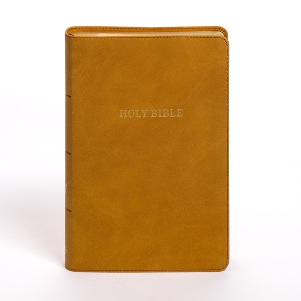 Cover image for KJV Personal Size Giant Print Bible, Camel Suedesoft Leathertouch, Indexed, isbn: 9798384525332