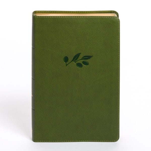 Cover image for KJV Personal Size Giant Print Bible, Olive Leathertouch, Indexed, isbn: 9798384525356