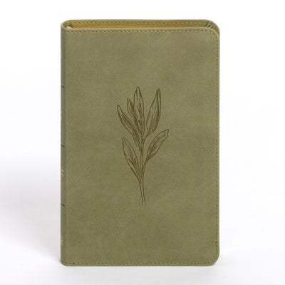 Cover image for CSB Personal Size Bible, Sage Suedesoft Leathertouch, isbn: 9798384525424