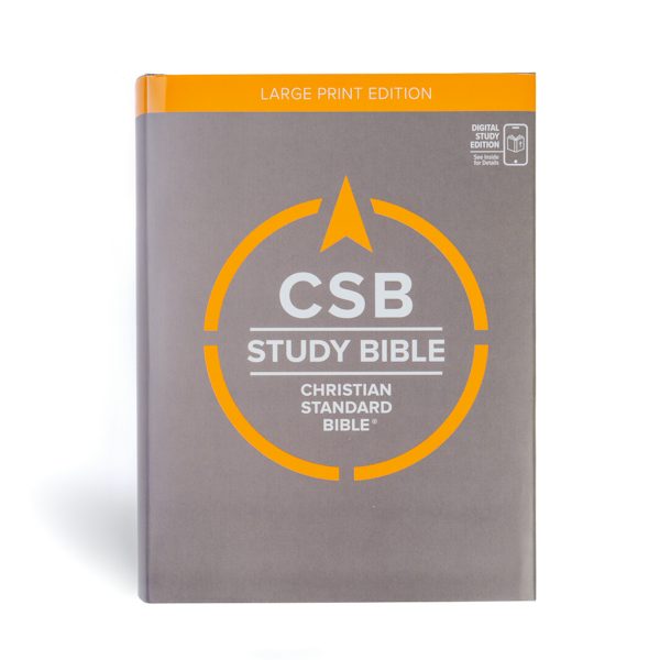 Cover image for CSB Study Bible, Large Print, Digital Study Edition, Hardcover, isbn: 9798384526223