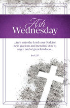 Cover image for Ash Wednesday Bulletin: For He Is Gracious (Package of 100), isbn: 9798384526742