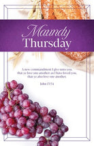 Cover image for Maundy Thursday Bulletin: As I Have (Package of 100), isbn: 9798384526773