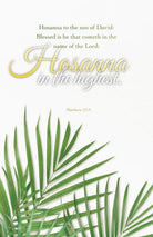 Cover image for Palm Sunday Bulletin: Cometh in the Name (Package of 100), isbn: 9798384526803