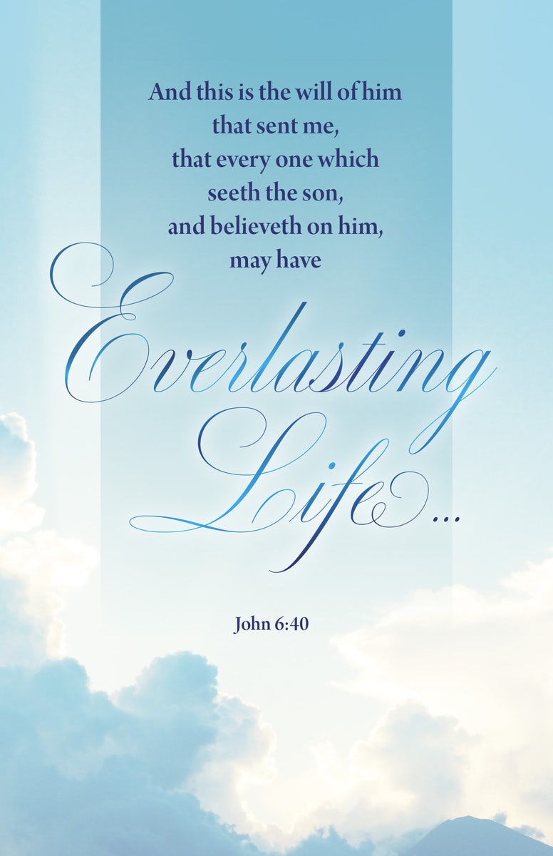 Cover image for Funeral Bulletin: That Every One (Package of 100), isbn: 9798384526957