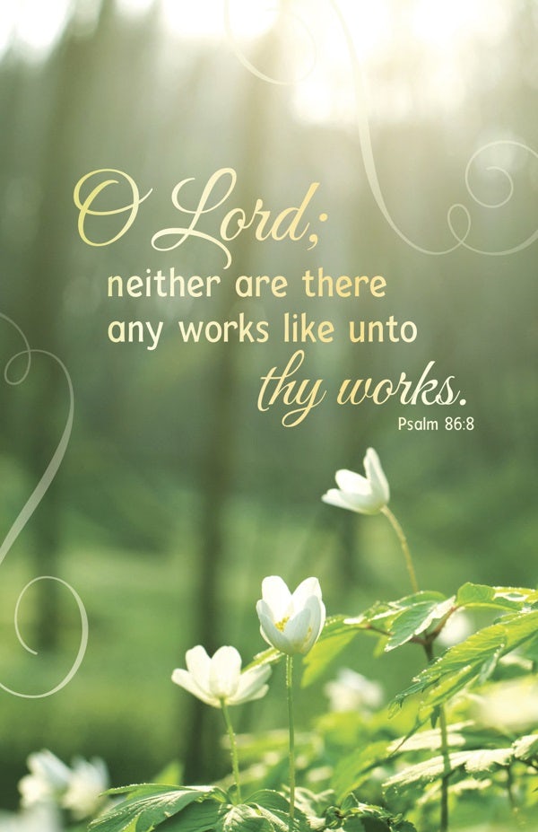 Cover image for General Worship Bulletin: Thy Works (Package of 100), isbn: 9798384527084