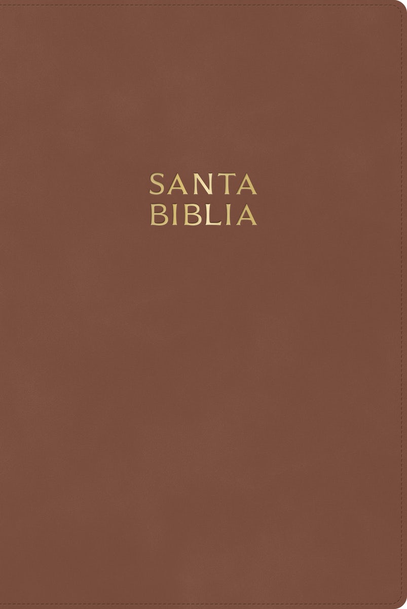 Cover image for Rvr 1960 Biblia Letra Gigante, Café Madera, Símil Piel, isbn: 9798384531180
