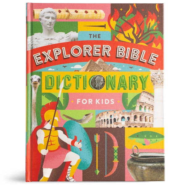 Cover image for The Explorer Bible Dictionary for Kids, isbn: 9798384532330