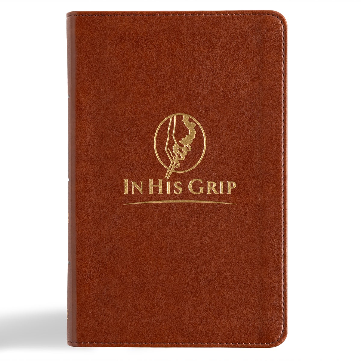 Cover image for CSB in His Grip Golfer's Bible, Brown Leathertouch, isbn: 9798384533245