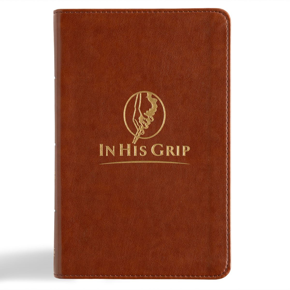 Cover image for CSB in His Grip Golfer's Bible, Brown Leathertouch, isbn: 9798384533245